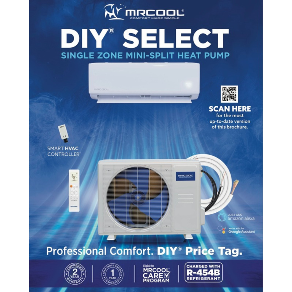 MRCOOLw DIY Select mini split complete system warranty and info sheet