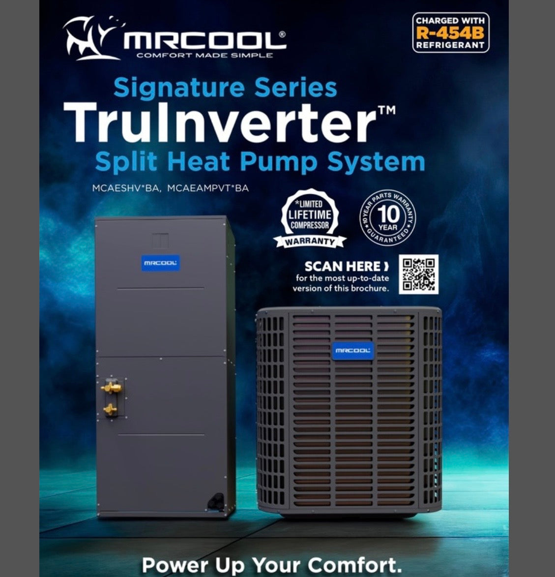MRCOOL TruInverter heat pump condenser info sheet