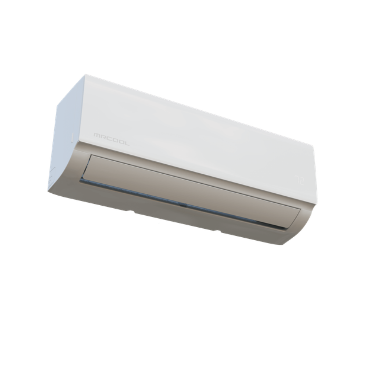 MRCOOL 18K wall mounted air handler mini split indoor unit DIYS-18-HP-WMAH-230A13-O Bottom view with white background 