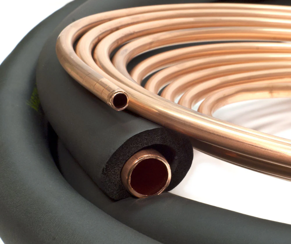 Professional HVAC copper line set for ducted systems
