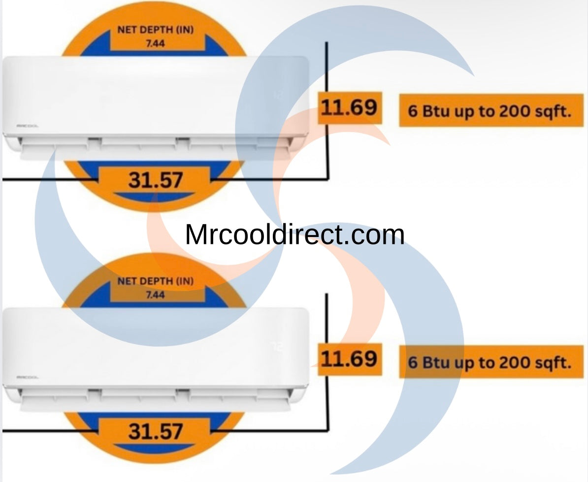 MRCOOL DIY indoor spec sheet