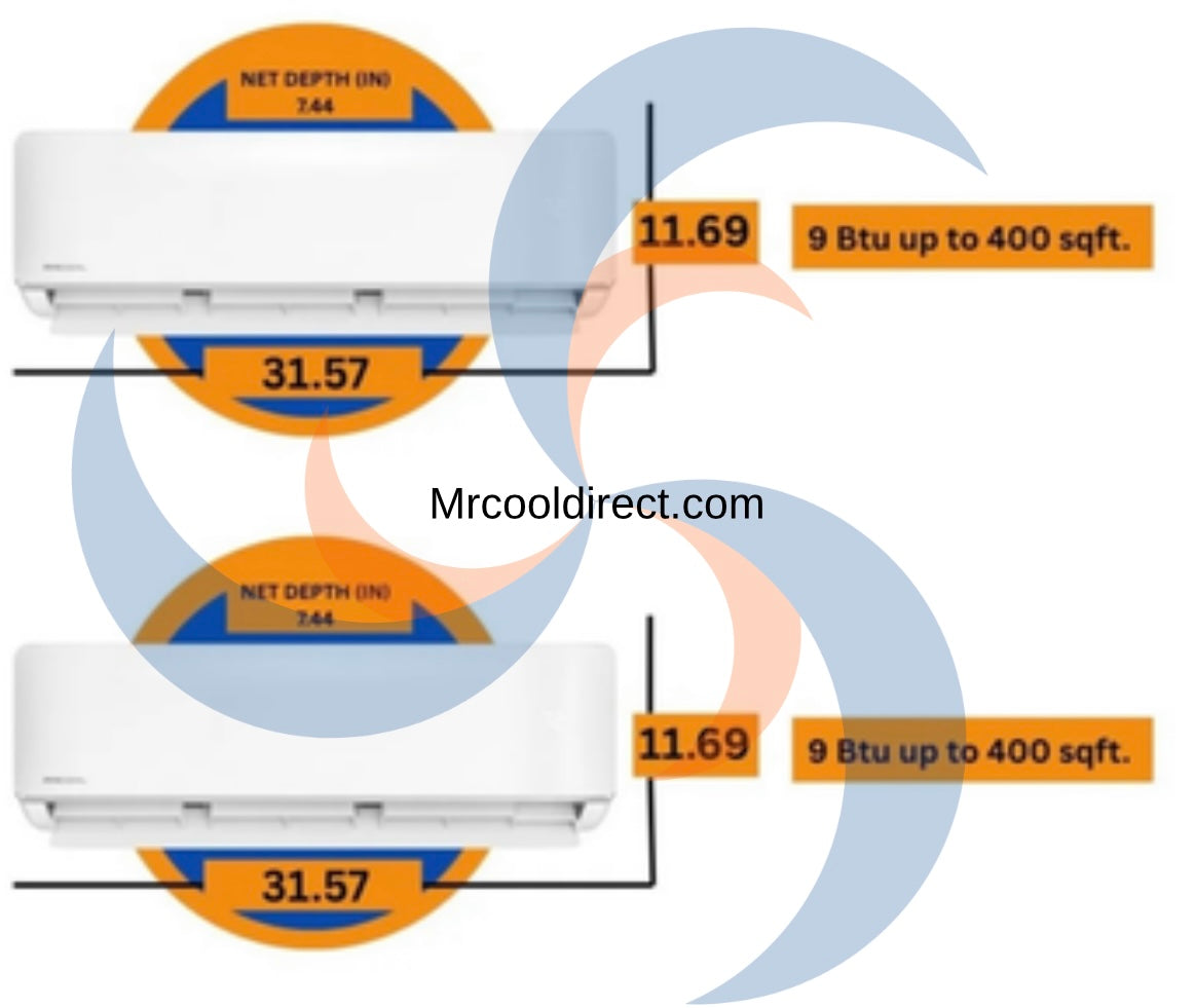 MRCOOL dual-zone DIY indoor air handler units specs