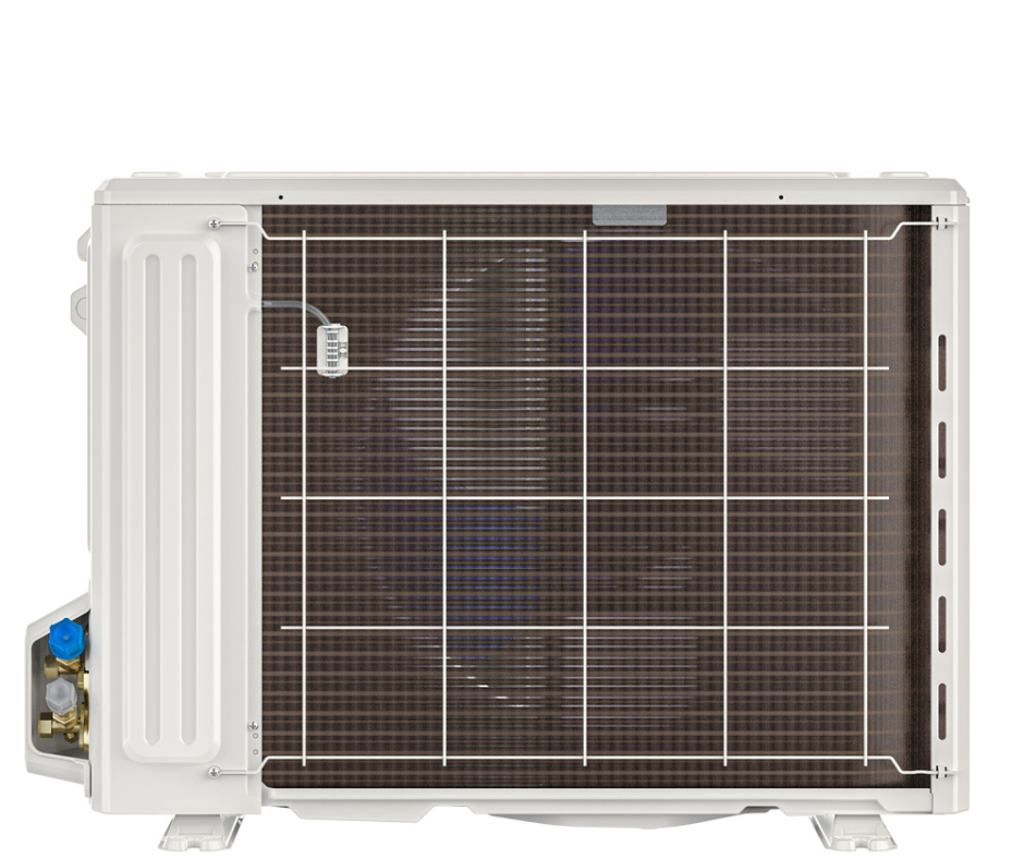 MRCOOL central ducted inverter heat pump outdoor unit Back view 