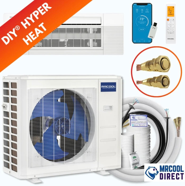 MRCOOL DIY Hyper heat single zone with cassette 