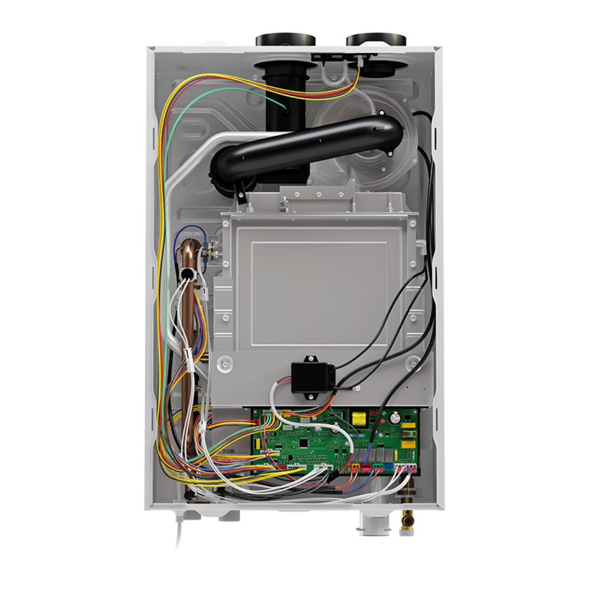 MRCOOL Tankless water heater back view (w/o panel)