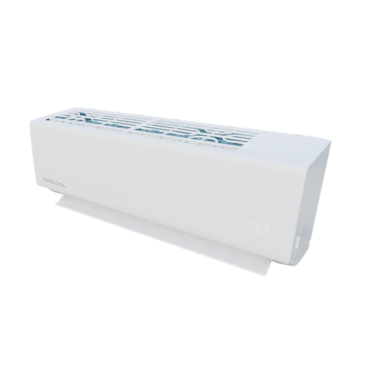 MRCOOL 18K wall mounted air handler mini split indoor unit DIYS-18-HP-WMAH-230A13-O front and top view 