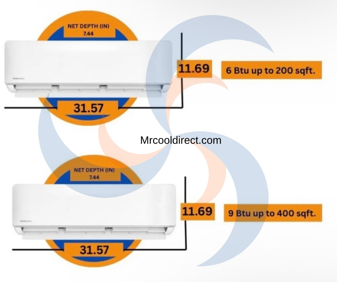 MRCOOL DIY Wall Mount Indoor Unit Spec sheet