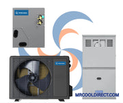 MRCOOL MRCOOL 2 Ton Complete System Bundle MGA80SE060B4C MCMP1824BOTB UHP18024-O
