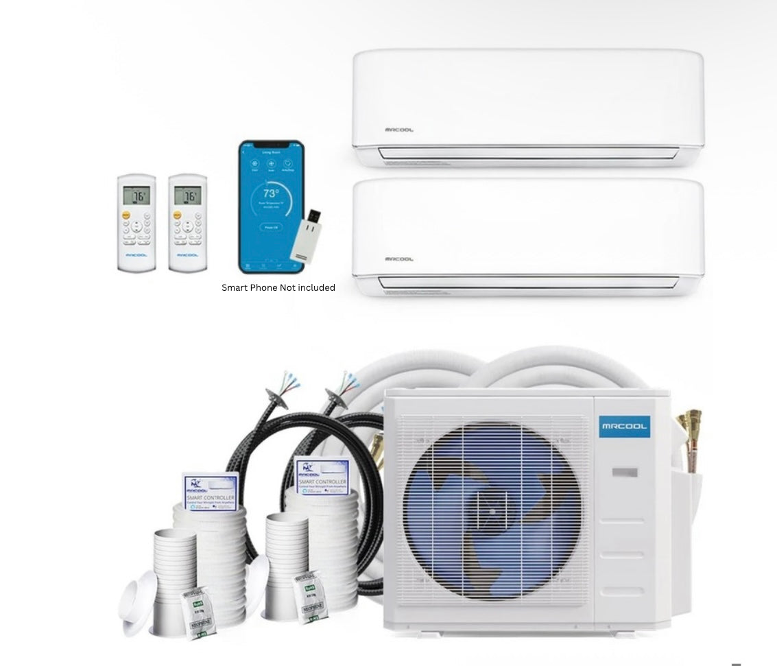 DIY 18K Multi-Zone HVAC Bundle DIYM218HPW00D00