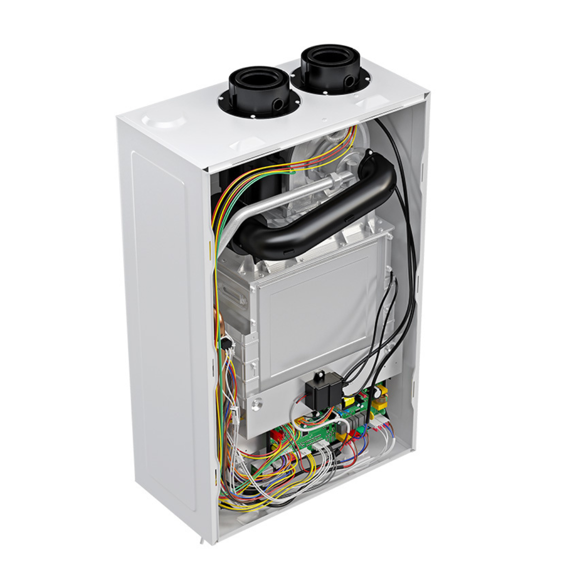 MRCOOL Tankless water heater back right angled view back (w/o panel)