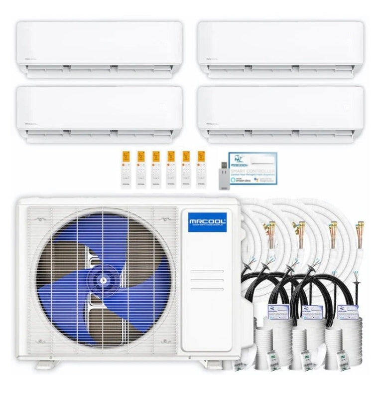 MRCOOL Multi zone 4 zone complete system 