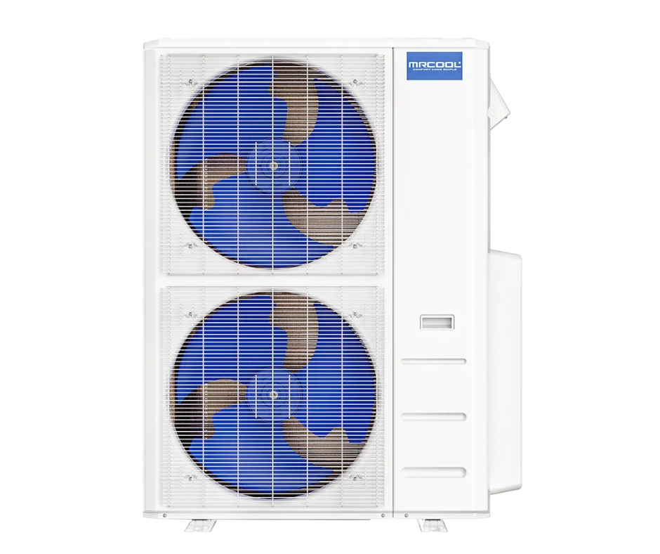 MRCOOL DIY Hybrid 55,000 BTU multi-zone heat pump front close up picture 