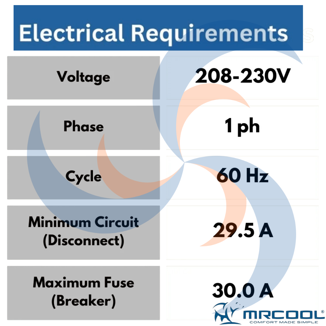 MRCOOL® Hyper Heat 2nd Gen 30K BTU 2.5 Ton 16.8 SEER2 Central Ducted Heat Pump Split System — CENTRAL-30-HP-230B00-O
