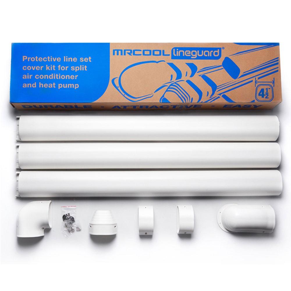 MRCOOL LineGuard 4.5-Inch 16-Piece Complete Line Set Cover Kit for Duc ...