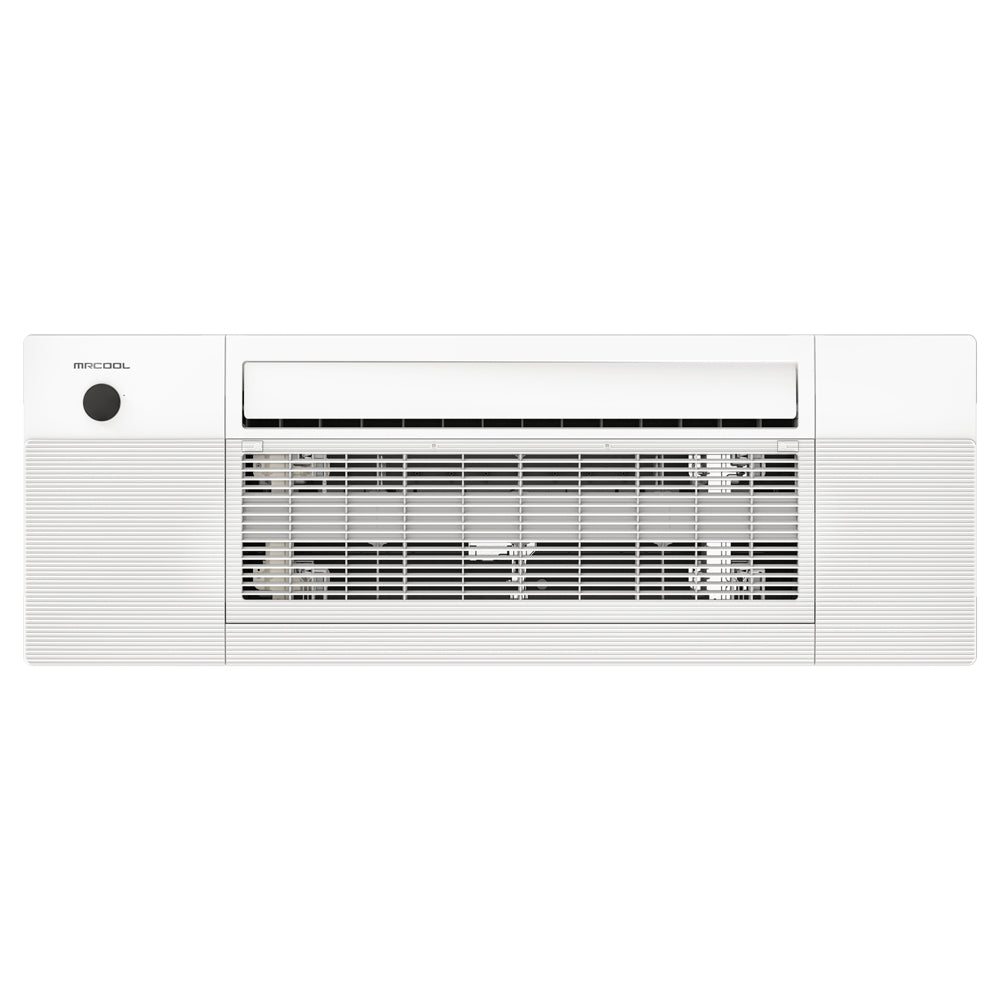 MRCOOL DIY Mini Split - 21,000 BTU 2 Zone Ceiling Cassette Ductless Air Conditioner and Heat Pump with 25 ft. Install Kit, DIYM218HPC01C07