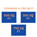 MRCOOL DIY Mini Split - 42,000 BTU 3 Zone Ceiling Cassette Ductless Air Conditioner and Heat Pump with 25 ft. Install Kit, DIYM348HPC00C28