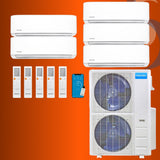 MRCOOL DIY Mini Split - 51,000 BTU 5 Zone Ductless Air Conditioner and Heat Pump, DIY-B-548HP0909091212