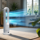 MrCool MrBreeze Portable Bladeless Heater & Cooling Fan - Oval Shaped