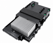 MRCOOL OEM electronic control box subassembly part 17222300002428 for DIY-MULTI3-27HP230 multi-zone heat pump condenser, showing black housing and aluminum heat sink.