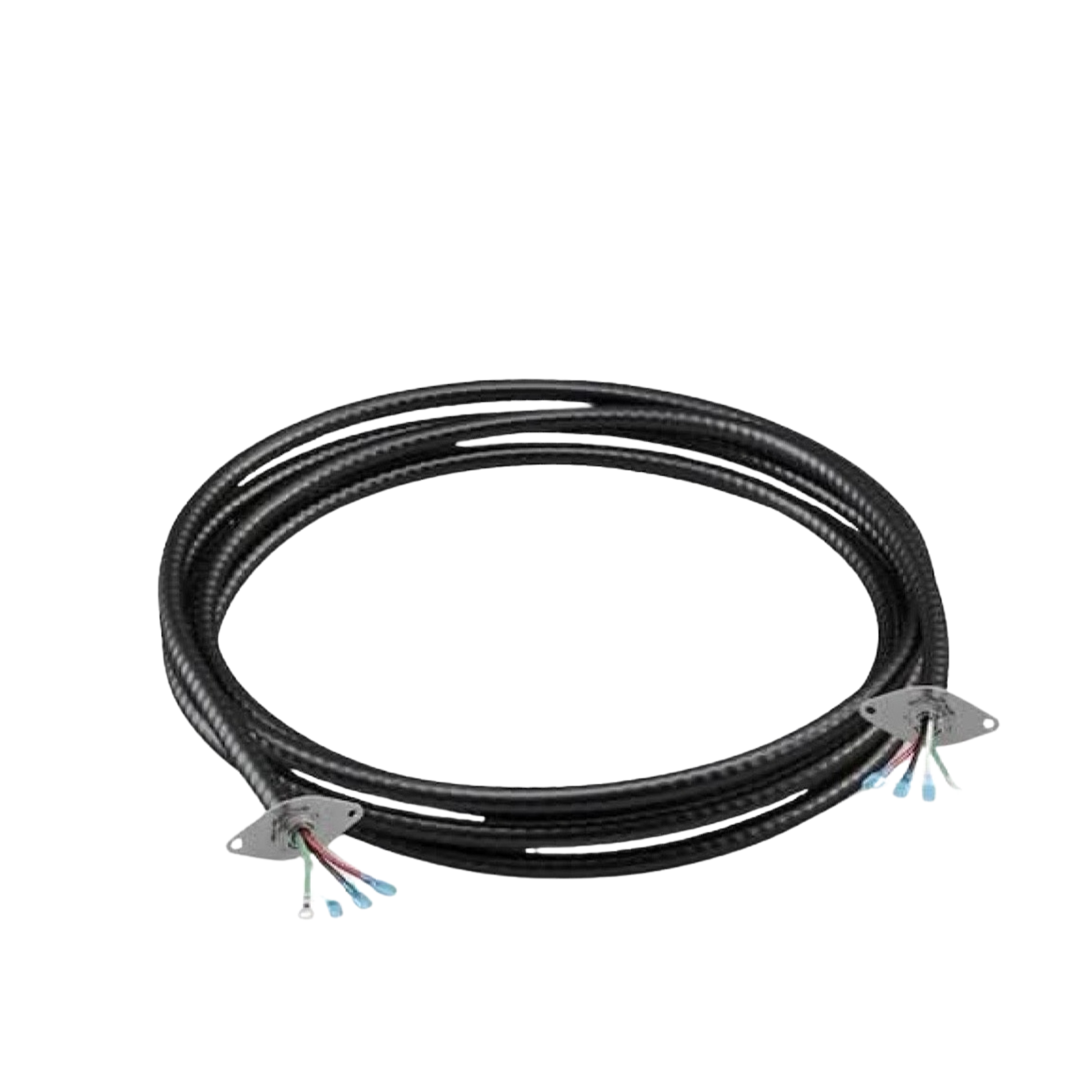 MRCOOL DIY Pro Cable communication wire for ductless mini split installation with protective black sheathing and multi wire connection ends