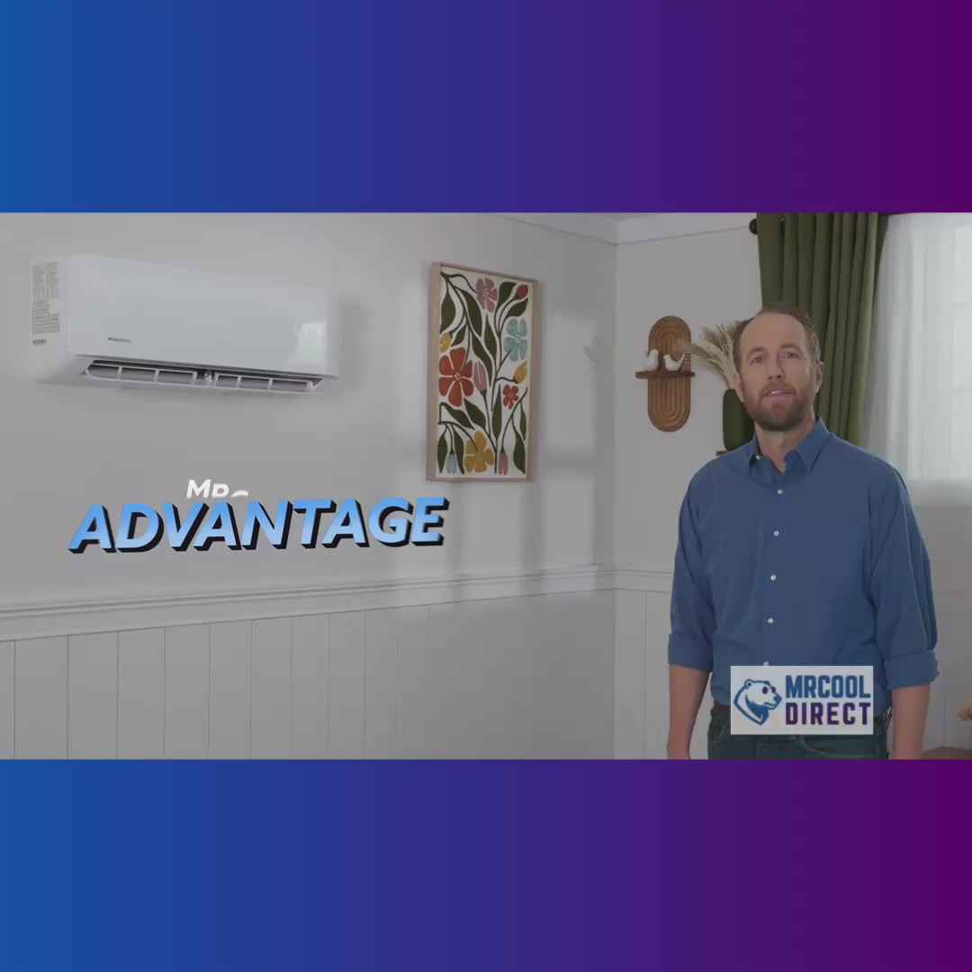 Load video: MRCOOL® 12K BTU Advantage Complete System 115v - 5th Generation